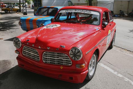 Danske Flemming Eickhoff i sin Volvo Amazon fra 1971.
(Foto: Motorsporten.dk)